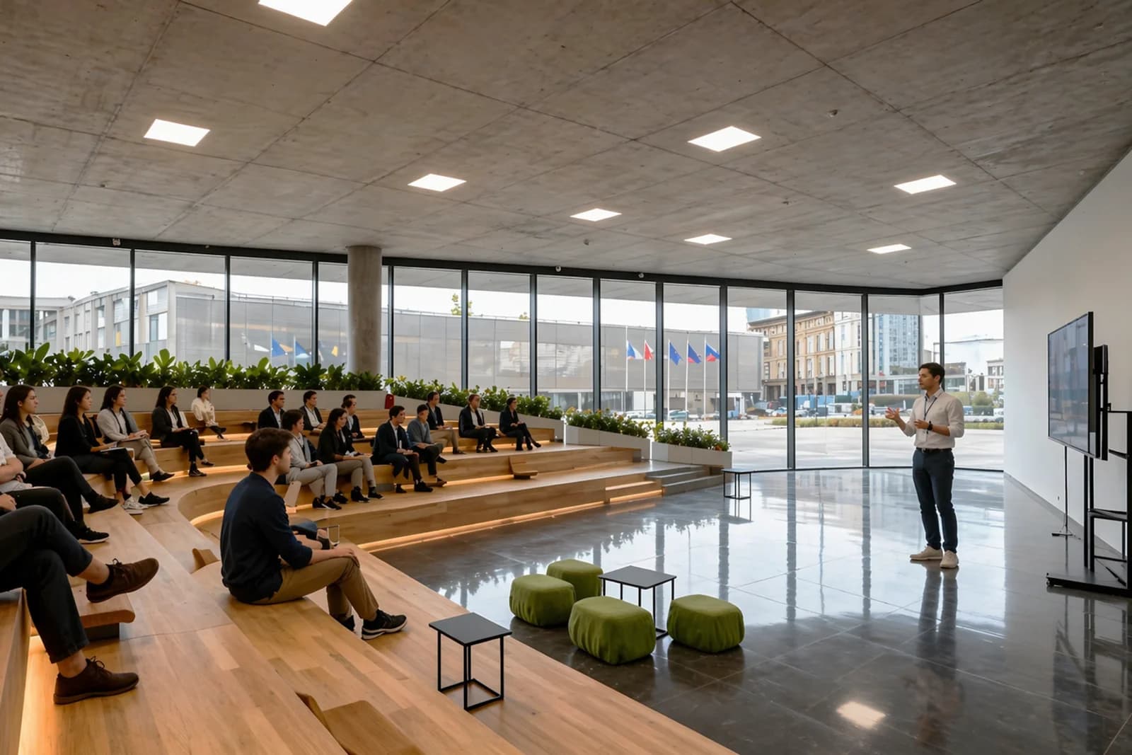Anfiteatro Alma ET Amenities en planta baja