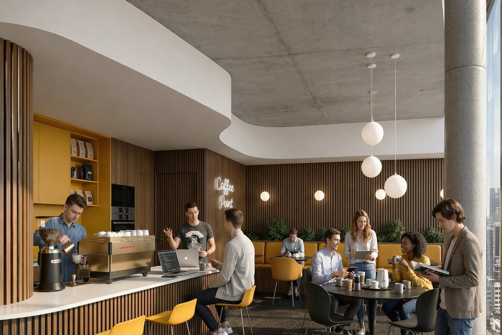 Coffee point Alma ET Amenities